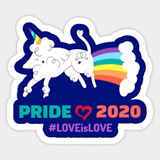 PRIDE 2020 by WOOF SHIRT Sticker